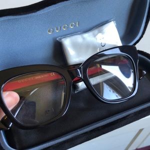 Gucci Cat Eye Glasses  - no prescription - GG0060O